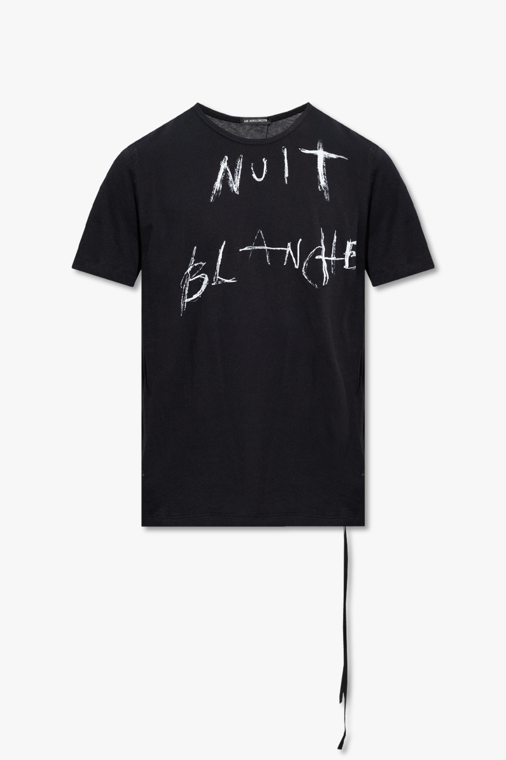 Black Printed T-shirt Ann Demeulemeester - Vitkac Germany